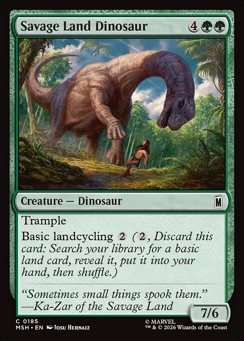 Savage Land Dinosaur (Marvel Super Heroes)