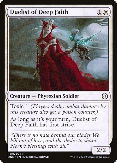 Duelist of Deep Faith (Phyrexia: All Will Be One)
