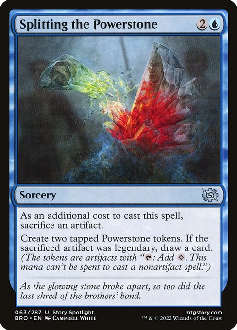 Splitting the Powerstone (The Brothers' War)