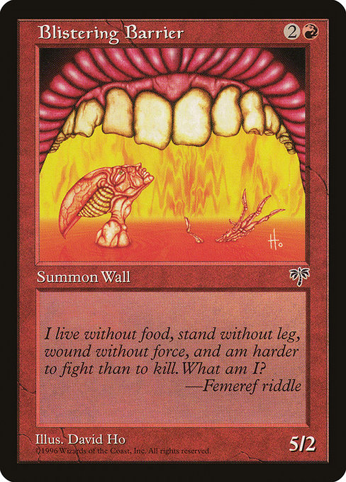 Blistering Barrier (Mirage)