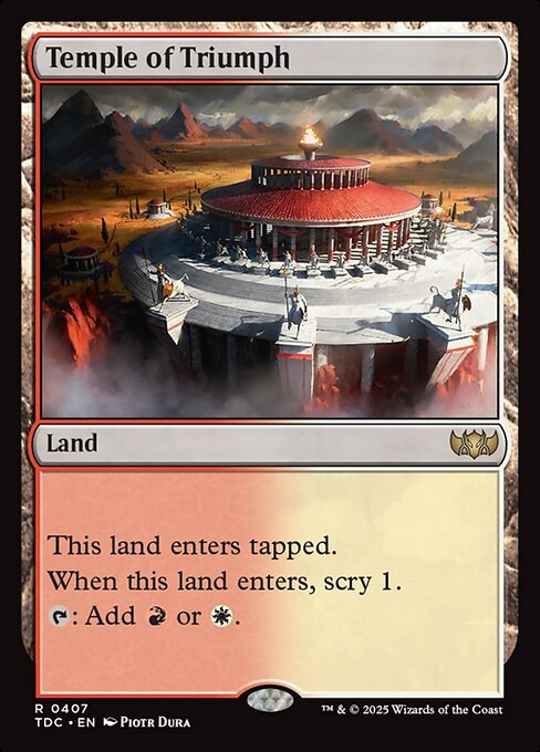 Temple of Triumph (Tarkir: Dragonstorm Commander)