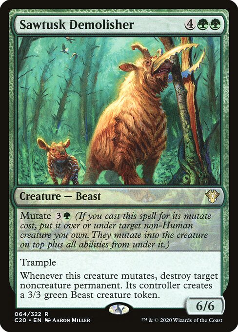 Sawtusk Demolisher (Commander 2020)