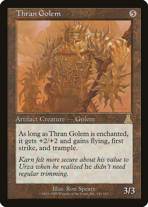 Thran Golem (Urza's Destiny)