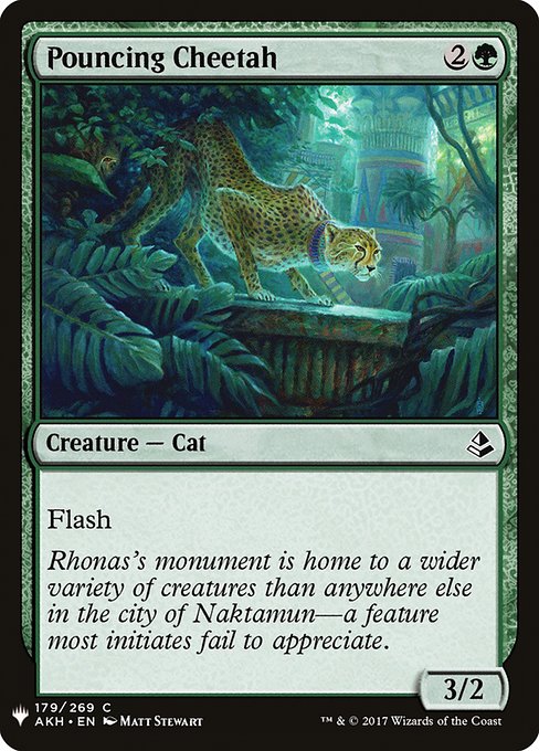 Pouncing Cheetah (The List)