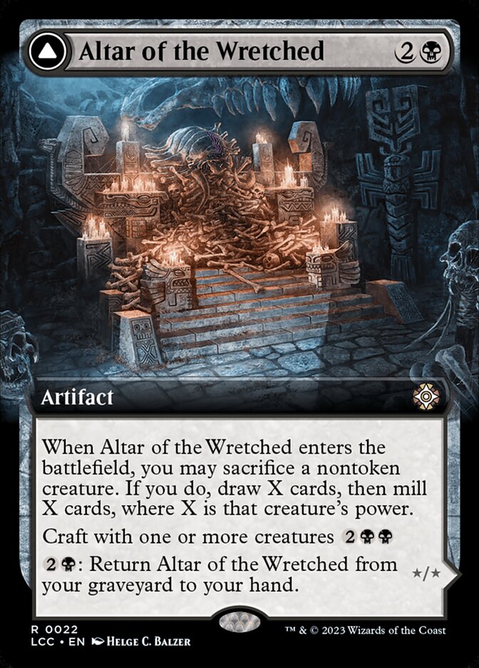 Altar of the Wretched // Wretched Bonemass (The Lost Caverns of Ixalan Commander)