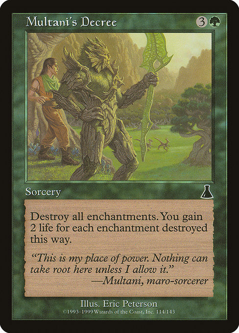 Multani's Decree (Urza's Destiny)