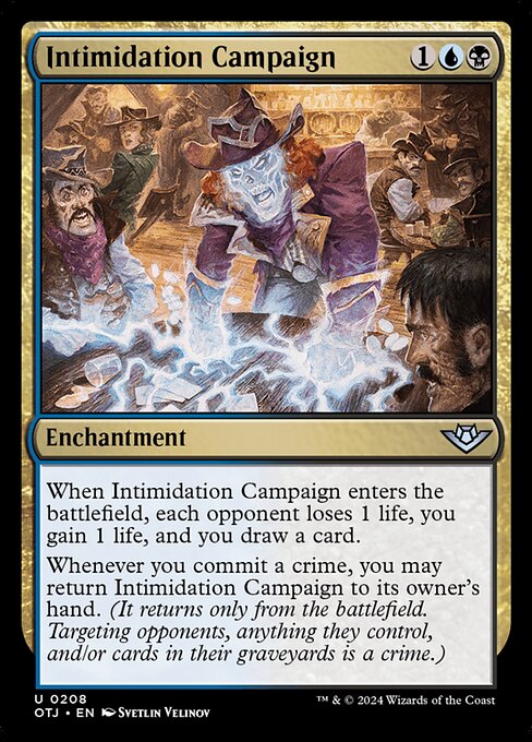 Intimidation Campaign (Outlaws of Thunder Junction)