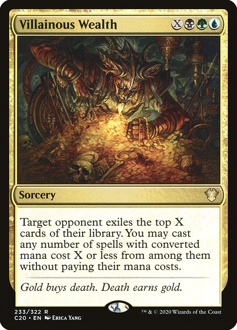 Villainous Wealth (Commander 2020)