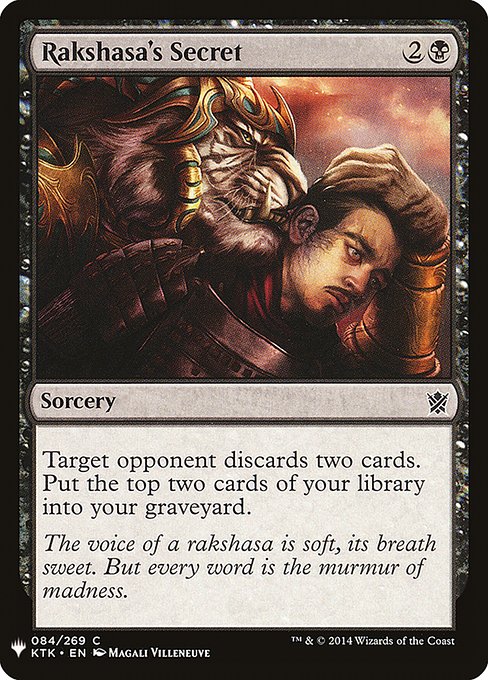 Rakshasa's Secret (The List)