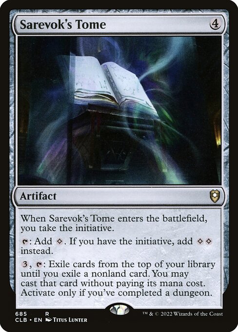 Sarevok's Tome (Commander Legends: Battle for Baldur's Gate)