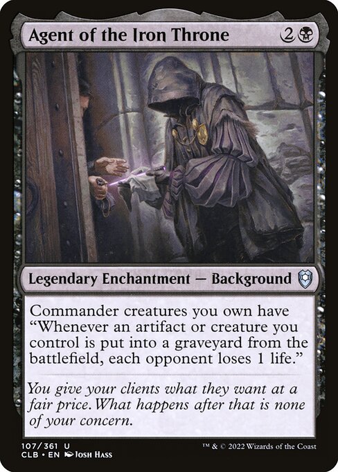 Agent of the Iron Throne (Commander Legends: Battle for Baldur's Gate)