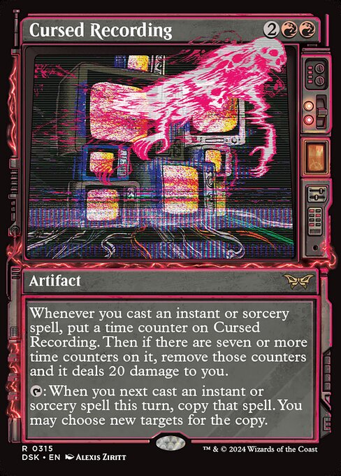 Cursed Recording (Duskmourn: House of Horror)