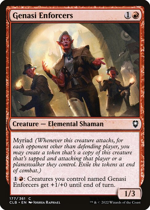 Genasi Enforcers (Commander Legends: Battle for Baldur's Gate)
