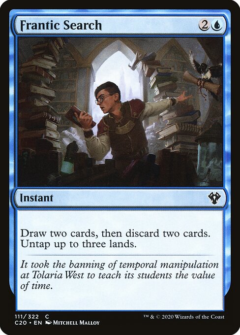 Frantic Search (Commander 2020)