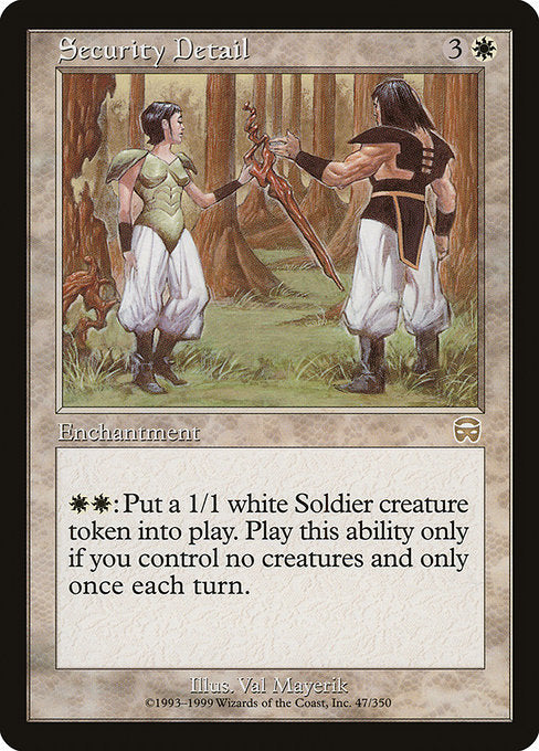 Security Detail (Mercadian Masques)