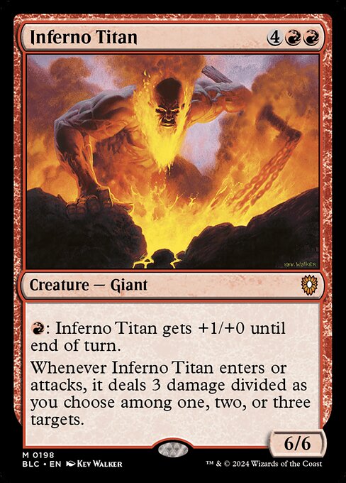Inferno Titan (Bloomburrow Commander)