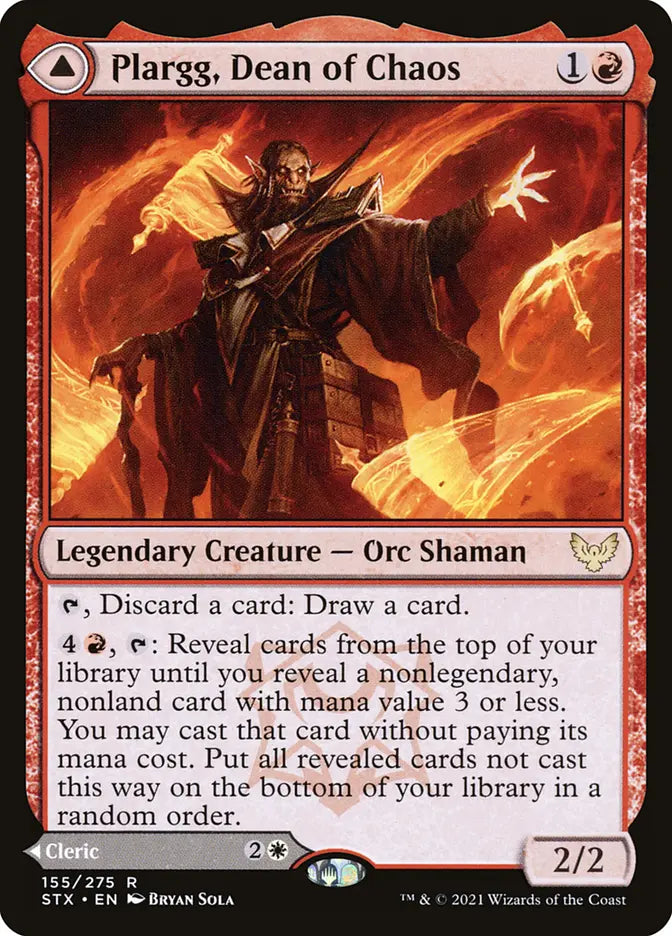 Plargg, Dean of Chaos // Augusta, Dean of Order (Strixhaven: School of Mages)