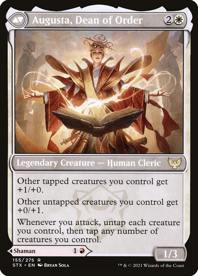 Plargg, Dean of Chaos // Augusta, Dean of Order (Strixhaven: School of Mages)