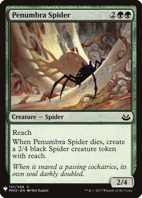 Penumbra Spider (The List)
