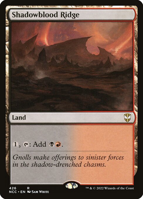 Shadowblood Ridge (New Capenna Commander)