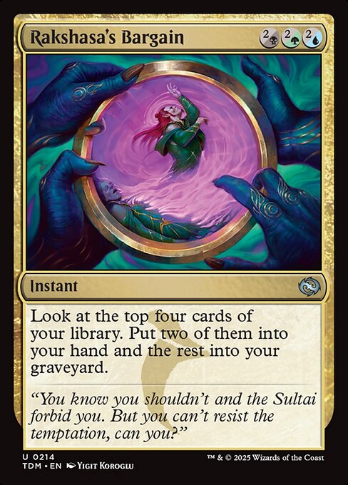 Rakshasa's Bargain (Tarkir: Dragonstorm)