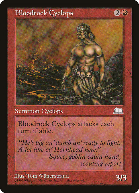 Bloodrock Cyclops (Weatherlight)