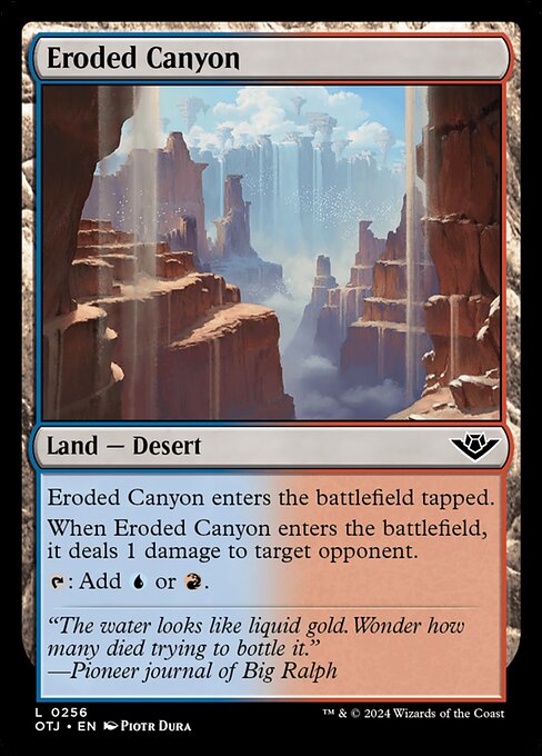 Eroded Canyon (Outlaws of Thunder Junction)