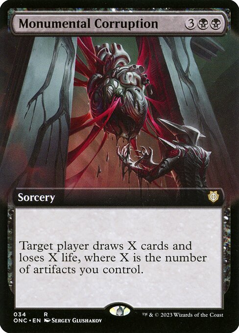 Monumental Corruption (Phyrexia: All Will Be One Commander)
