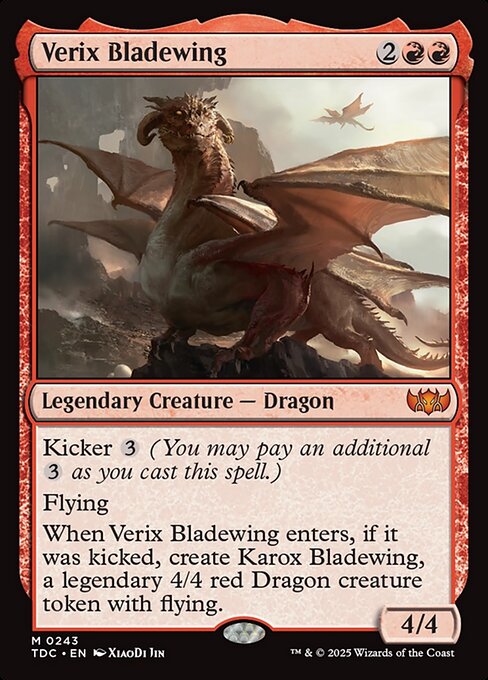 Verix Bladewing (Tarkir: Dragonstorm Commander)
