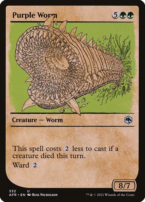 Purple Worm (Adventures in the Forgotten Realms)