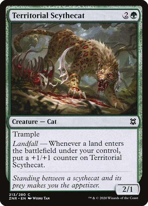 Territorial Scythecat (Zendikar Rising)