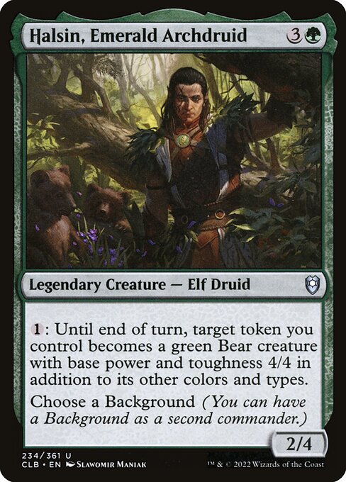 Halsin, Emerald Archdruid (Commander Legends: Battle for Baldur's Gate)