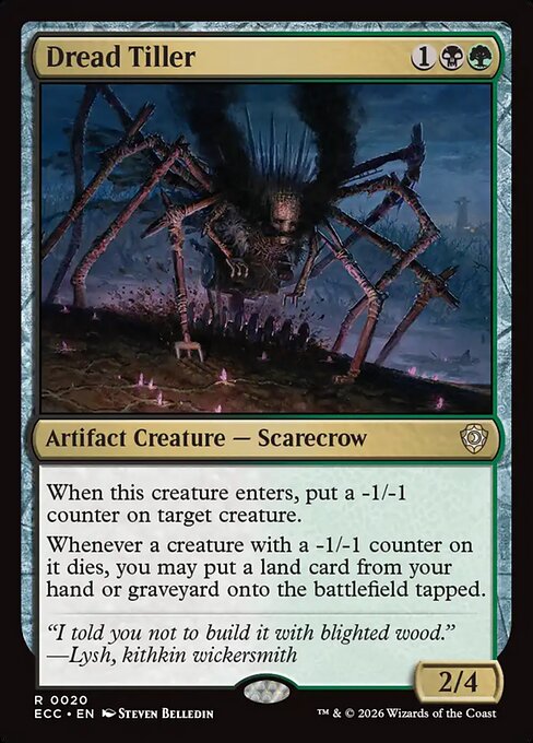 Dread Tiller (Lorwyn Eclipsed Commander)