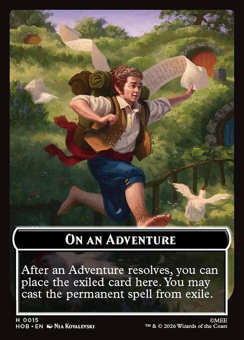 On an Adventure (The Hobbit Tokens)