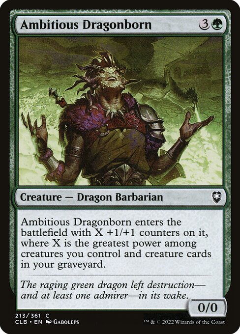 Ambitious Dragonborn (Commander Legends: Battle for Baldur's Gate)