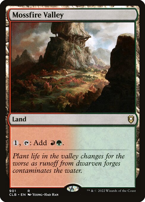 Mossfire Valley (Commander Legends: Battle for Baldur's Gate)
