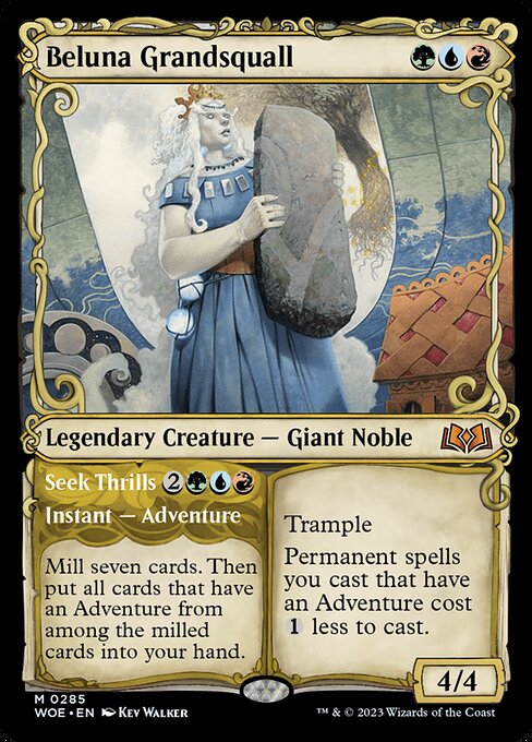 Beluna Grandsquall // Seek Thrills (Wilds of Eldraine)