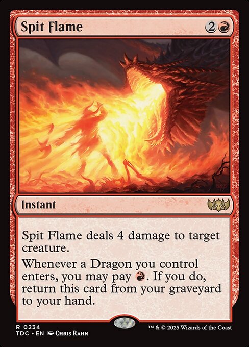 Spit Flame (Tarkir: Dragonstorm Commander)