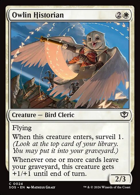 Owlin Historian (Secrets of Strixhaven)