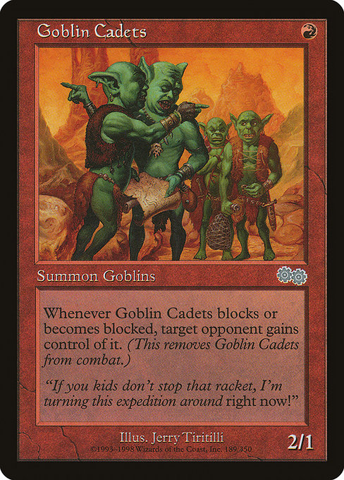Goblin Cadets (Urza's Saga)