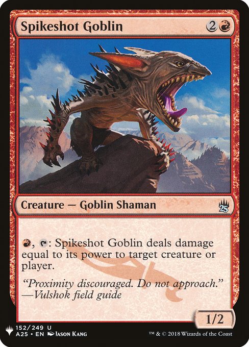 Spikeshot Goblin (The List)