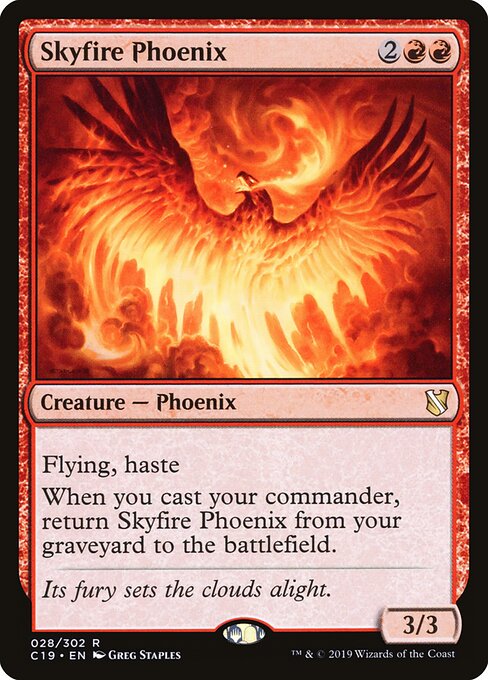 Skyfire Phoenix (Commander 2019)