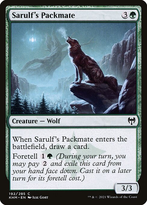 Sarulf's Packmate (Kaldheim)