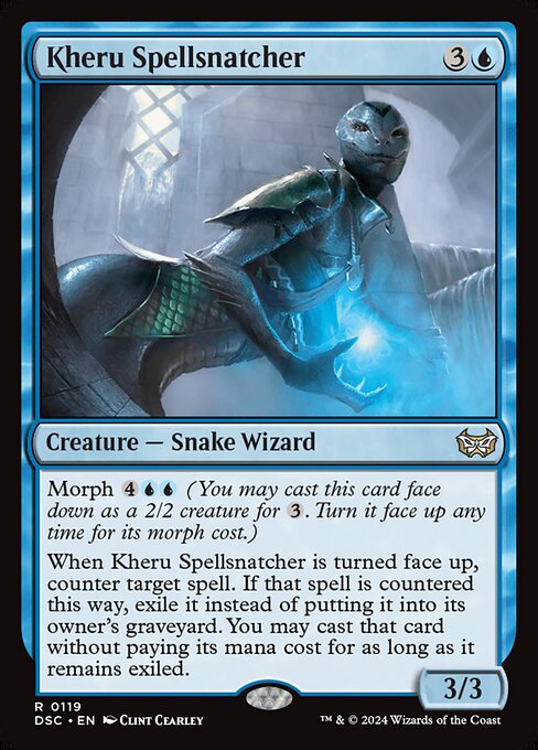 Kheru Spellsnatcher (Duskmourn: House of Horror Commander)