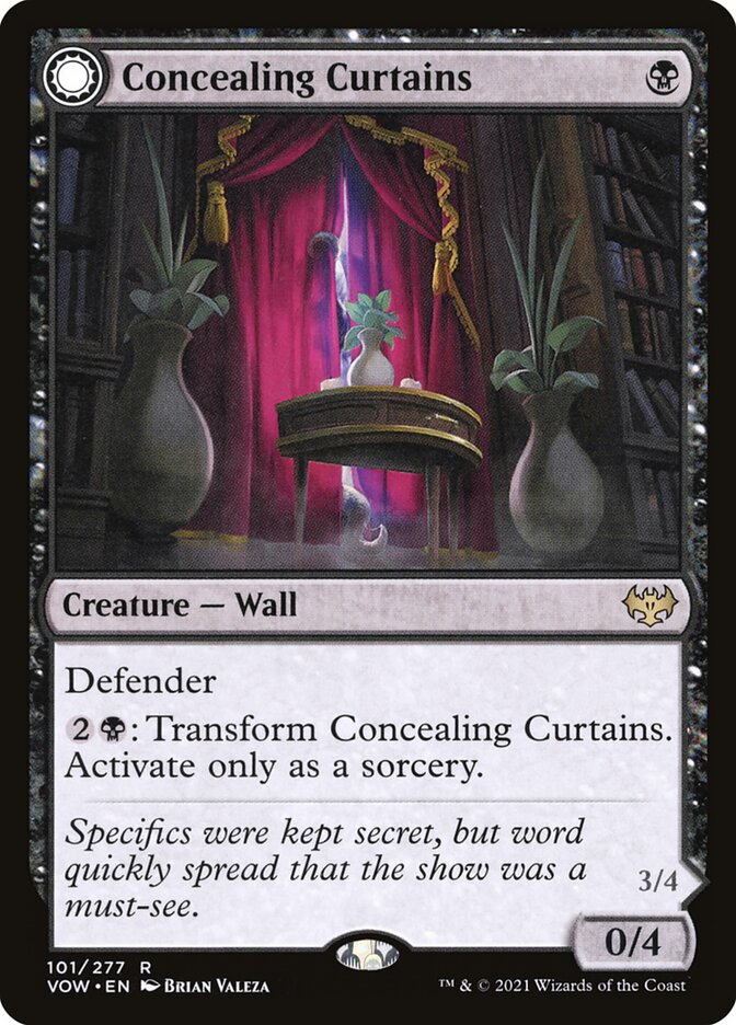 Concealing Curtains // Revealing Eye (Innistrad: Crimson Vow)