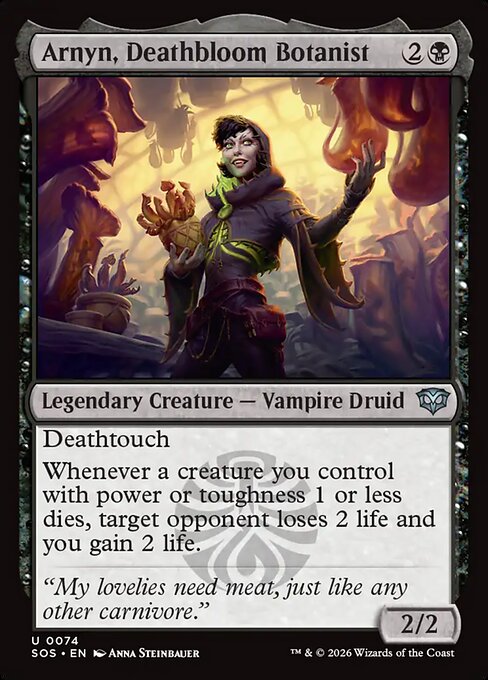 Arnyn, Deathbloom Botanist (Secrets of Strixhaven)