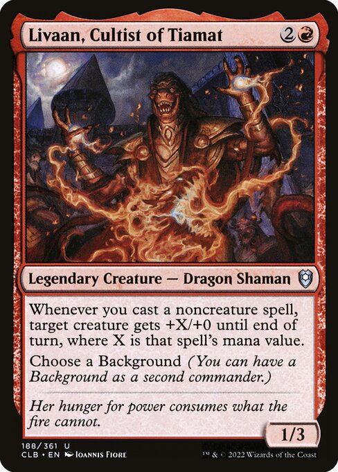 Livaan, Cultist of Tiamat (Commander Legends: Battle for Baldur's Gate)