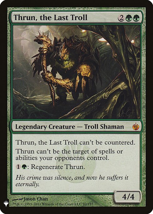 Thrun, the Last Troll (The List)
