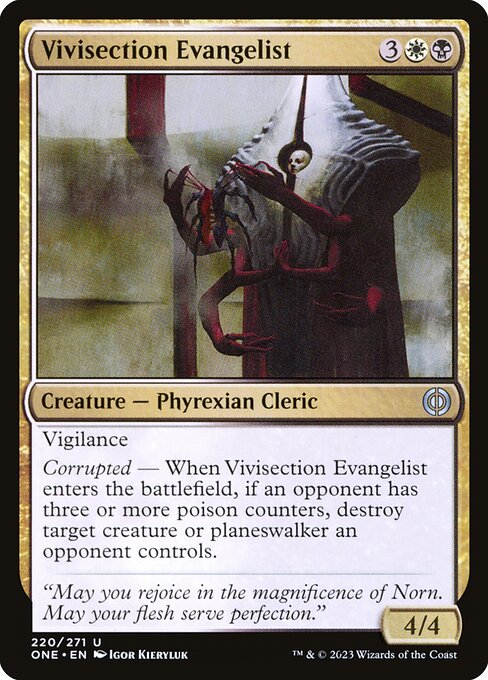 Vivisection Evangelist (Phyrexia: All Will Be One)