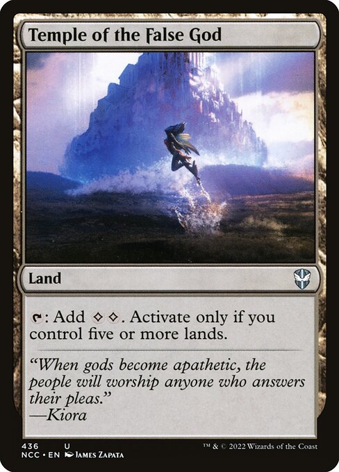 Temple of the False God (New Capenna Commander)